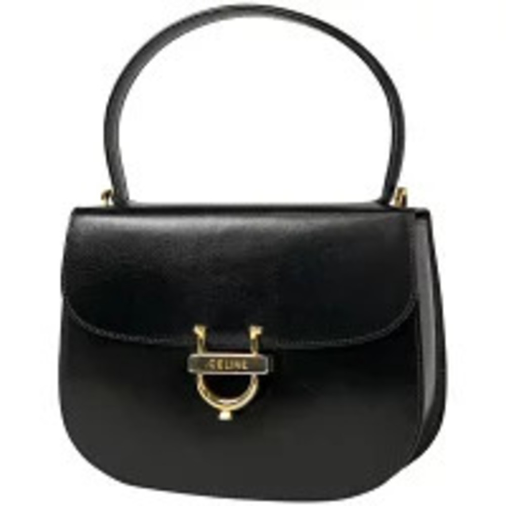 Celine handbag leather black